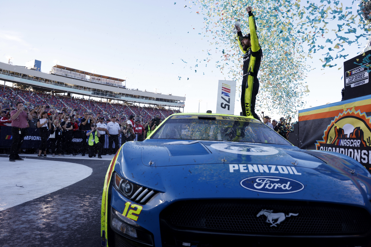 Ryan Blaney at Phoenix Raceway in 2023