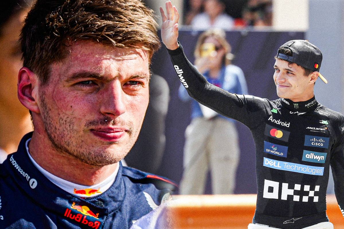 Verstappen, Norris, socials