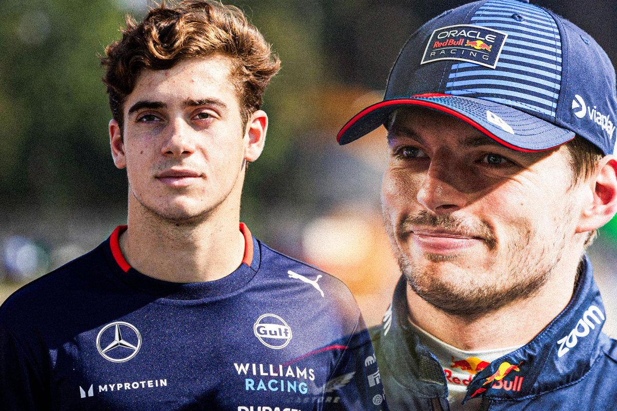 Verstappen, Colapinto, socials