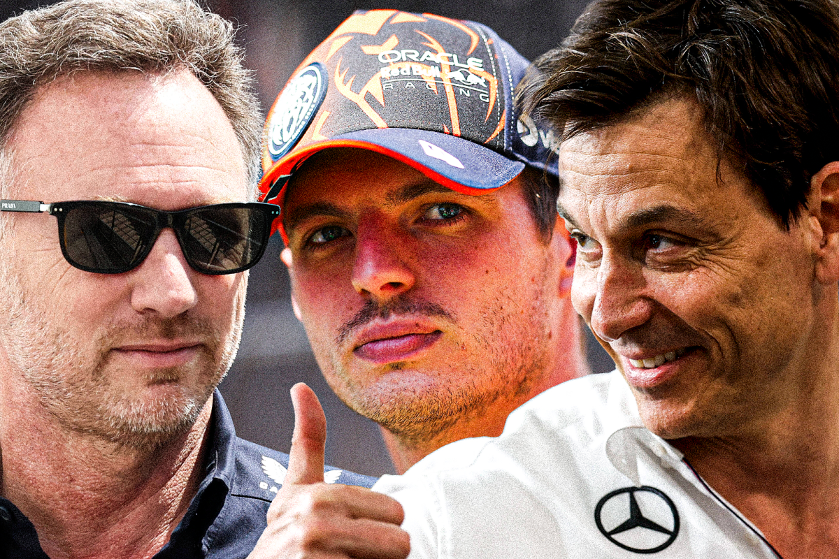 Horner, Verstappen, Wolff, socials
