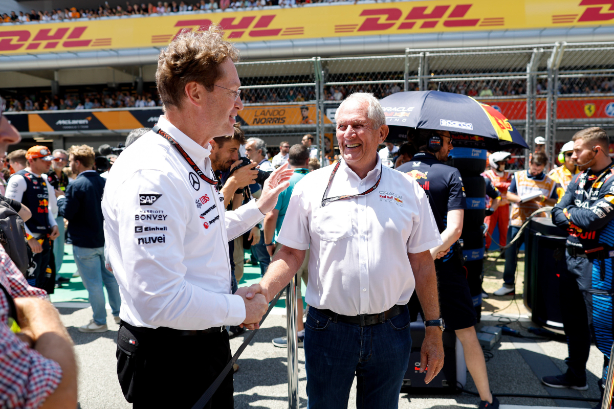 Kallenius and Marko catch up before Spanish GP