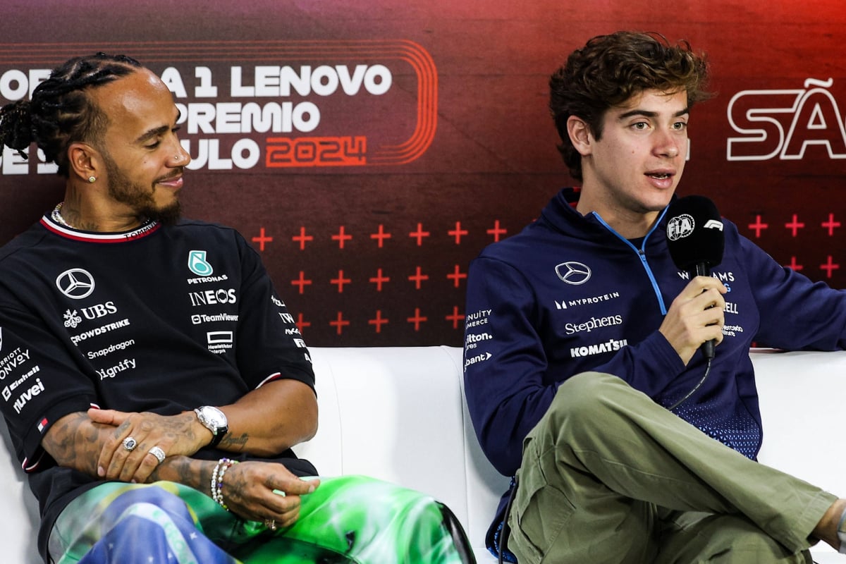 lewis hamilton, franco colapinto, brazilian gp, 2024, canva
