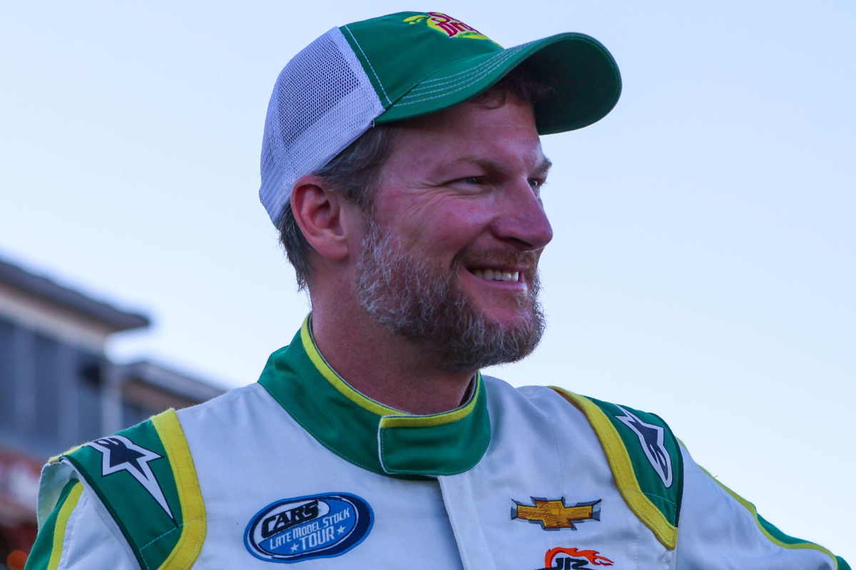 An image of NASCAR legend Dale Earnhardt Jr