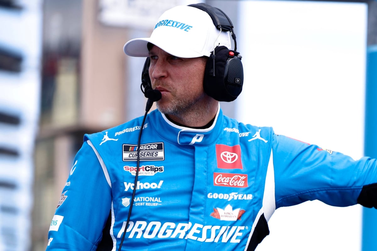 An image of NASCAR driver Denny Hamlin