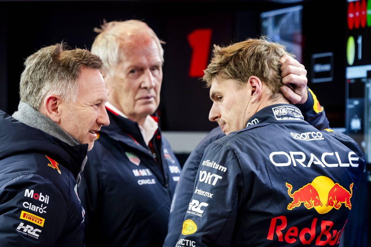 Christian Horner, Helmut Marko, Max Verstappen, Red Bull, Las Vegas, 2024
