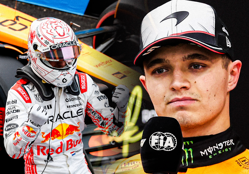 Norris, Verstappen, socials